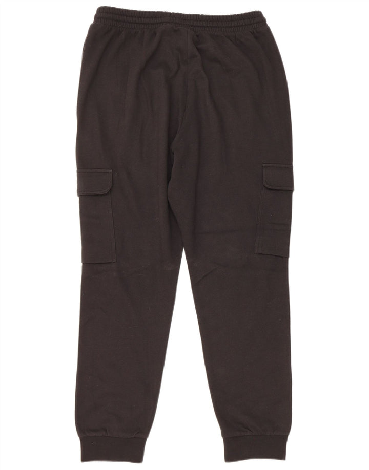 Adidas Mens Cargo Calças de treino Joggers Médio Algodão Preto