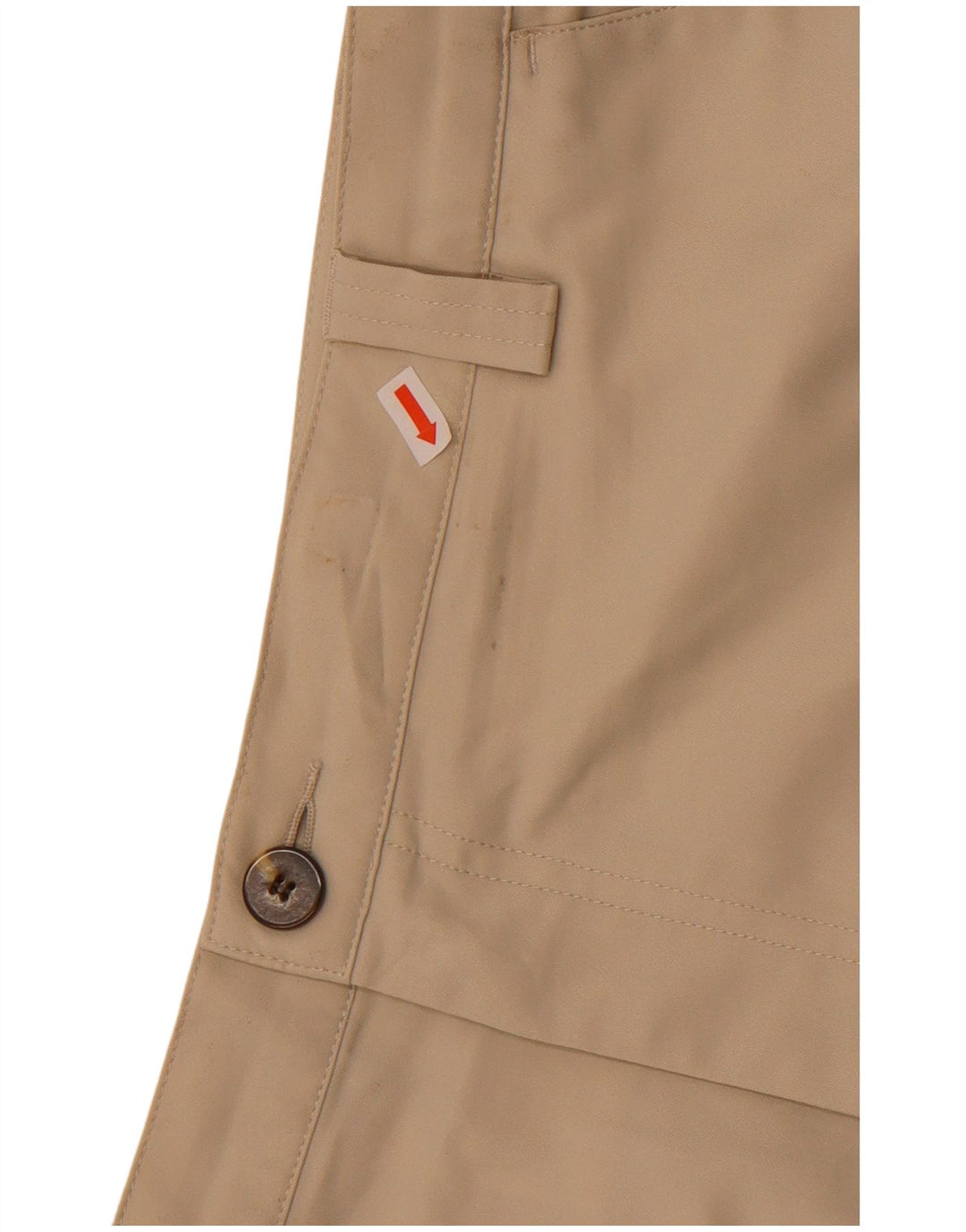 Adidas Mens Chino Shorts W40 XL Bege Poliéster
