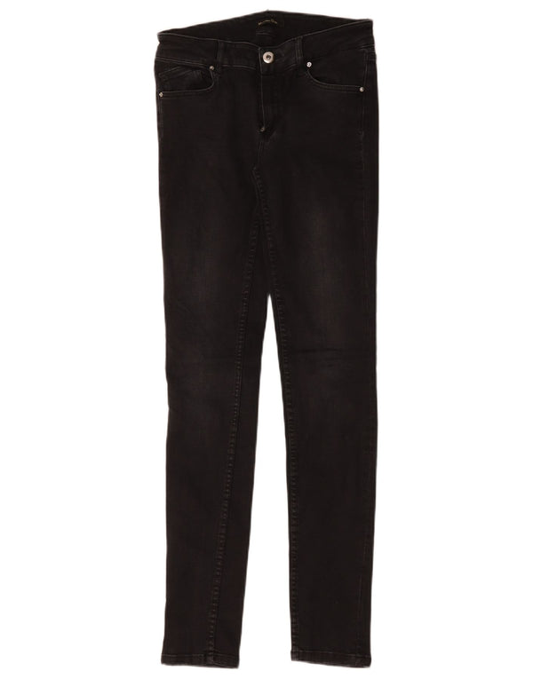 Jeans skinny feminino Massimo Dutti EU 34 2XS W24 L29 algodão preto
