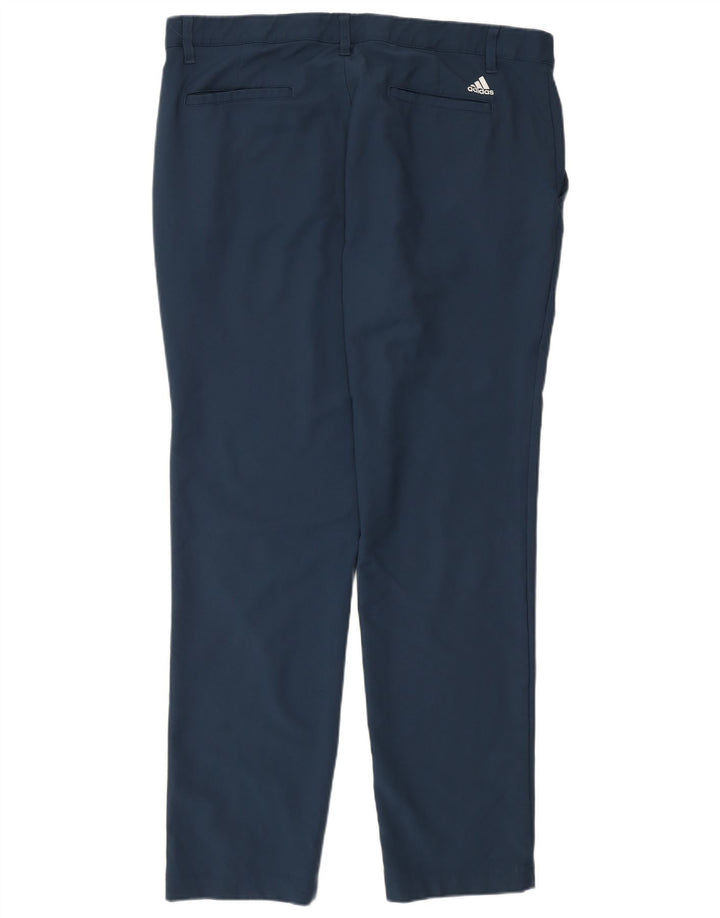 Calça Adidas Mens Slim Chino W36 L32 Azul Marinho Poliéster