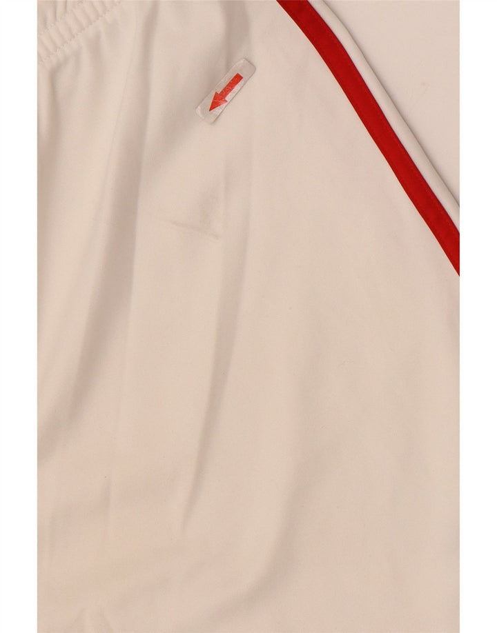 Adidas Mens AC Milan Sport Shorts Grande Branco Colorblock Poliéster