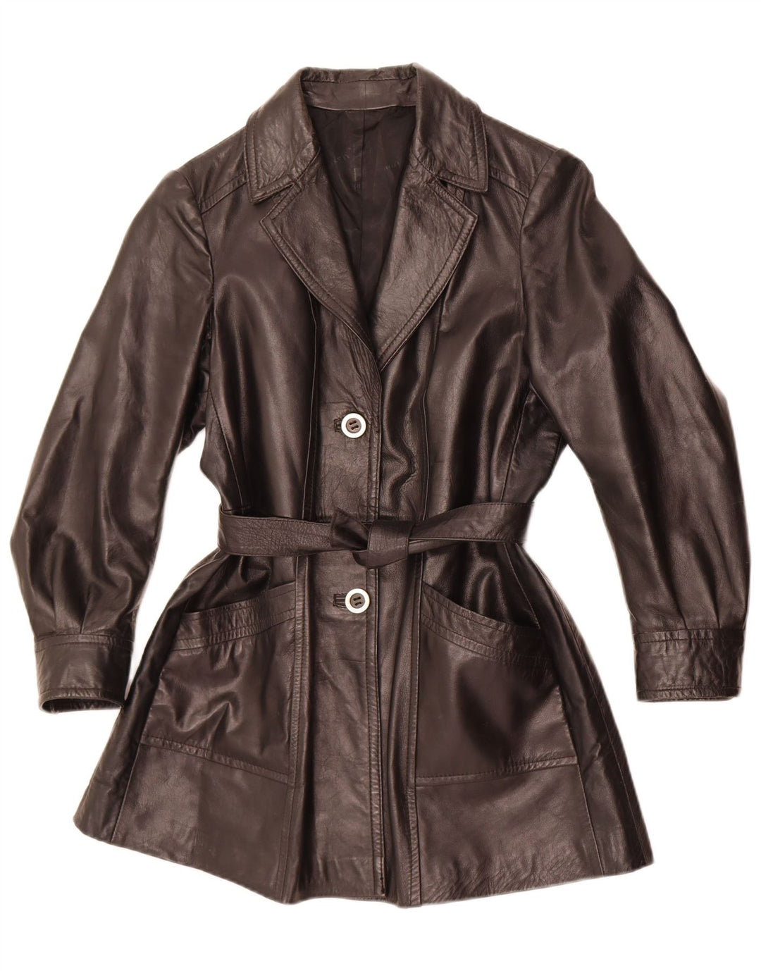 Casaco de couro feminino Maxime IT 48 XL preto