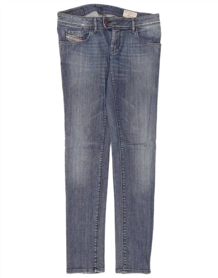 Diesel Feminino Nevy Slim Jeans W30 L34 Azul Algodão