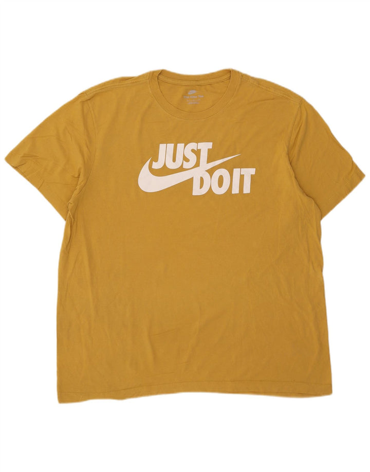 Camiseta Nike masculina gráfica Top XL amarelo