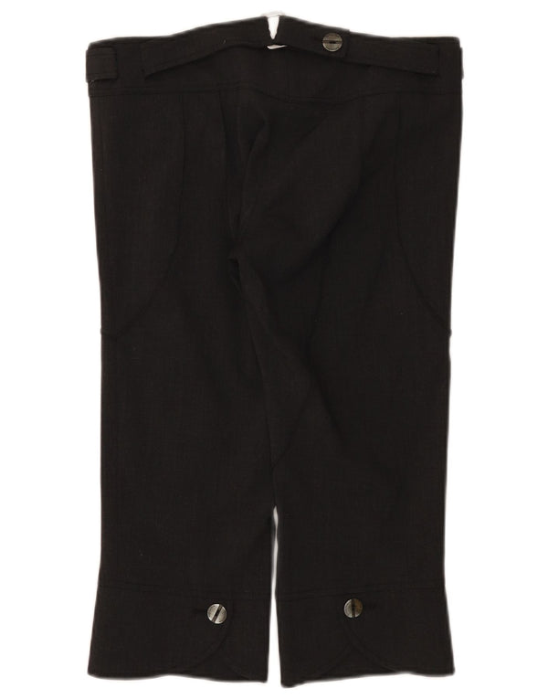 Calça capri feminina Patrizia Pepe IT 42 médio W30 L19 lã cinza