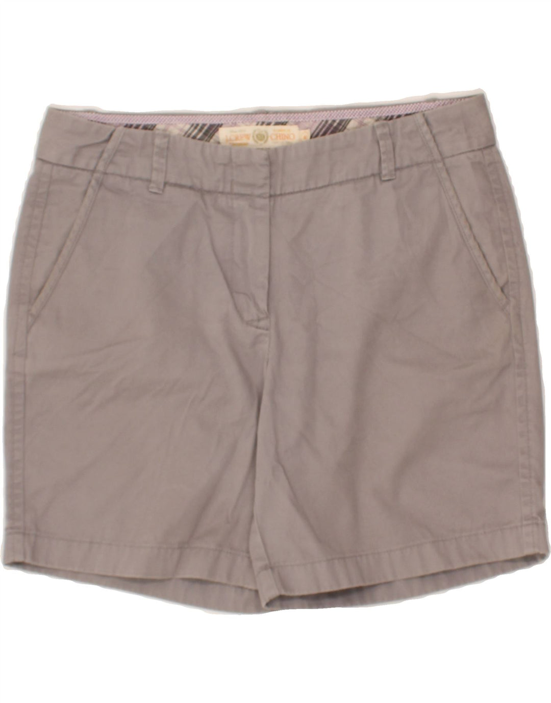 J. CREW Womens Chino Shorts US 8 Medium W34 Grey Cotton Vintage J. Crew and Second-Hand J. Crew from Messina Hembry 