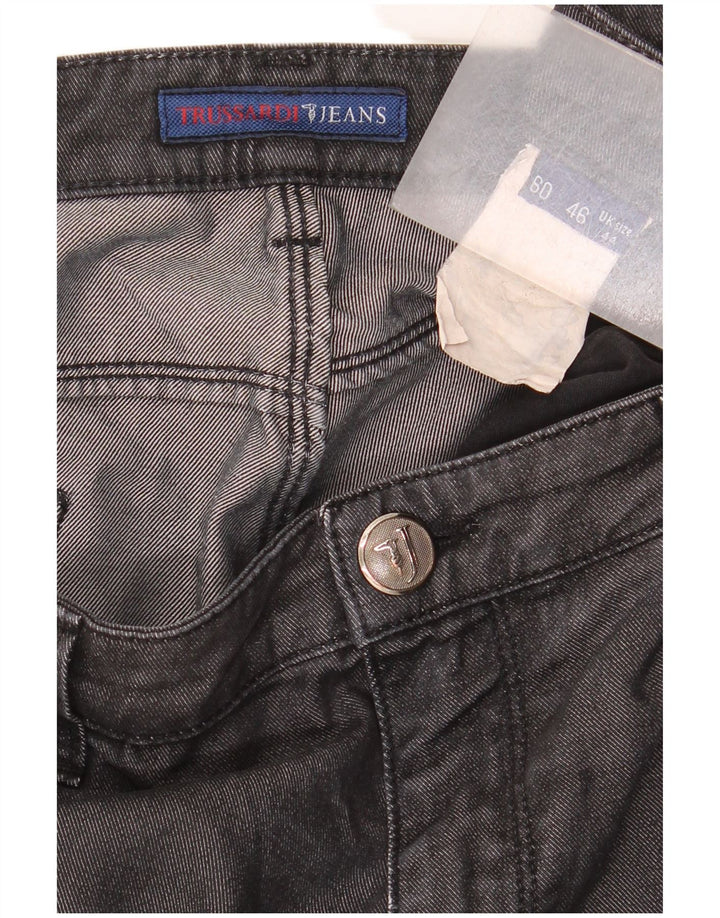 Jeans retos masculinos Trussardi W44 L32 cinza