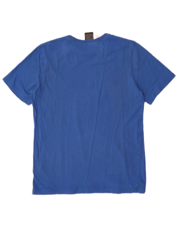 Camiseta Adidas Meninos Graphic 13-14 Anos Azul Algodão