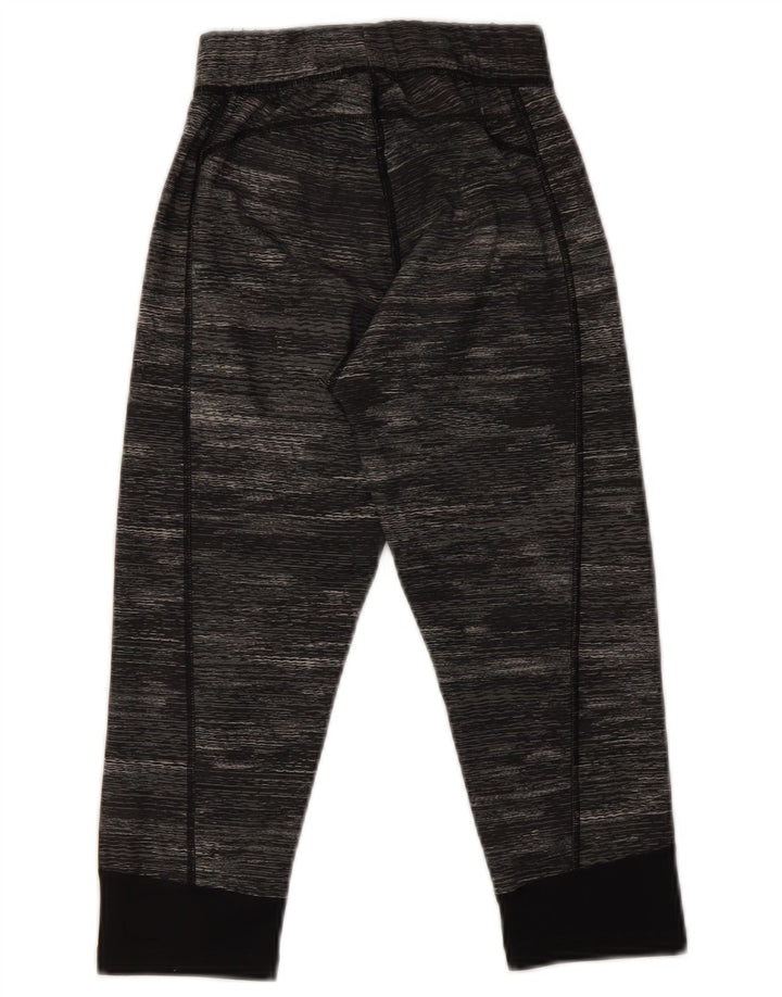 ADIDAS Womens Capri Leggings UK 8 Small Grey Colourblock