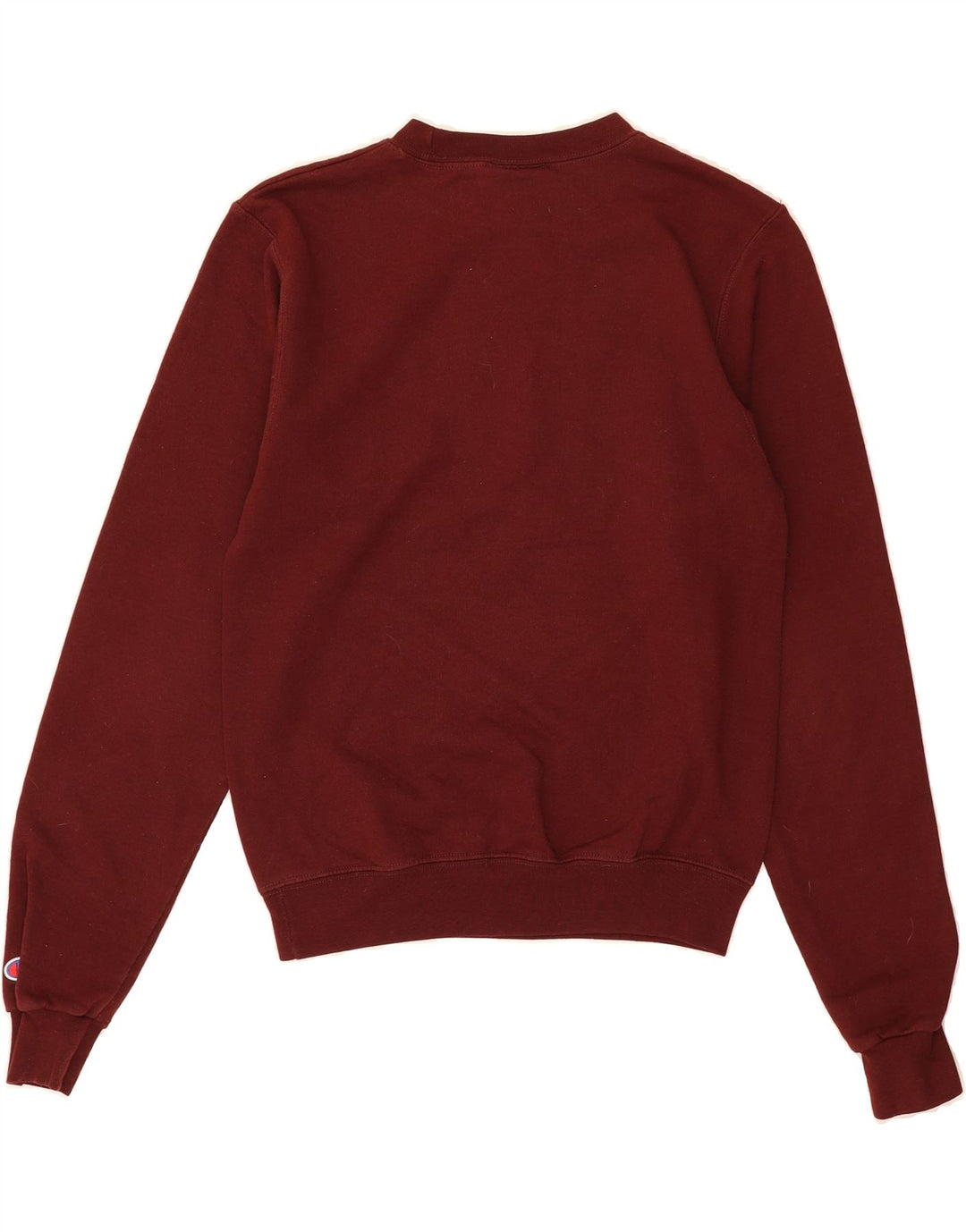 CHAMPION Mens Harvard Graphic Sweatshirt Jumper XS Burgundy Cotton Vintage Champion and Second-Hand Champion from Messina Hembry 