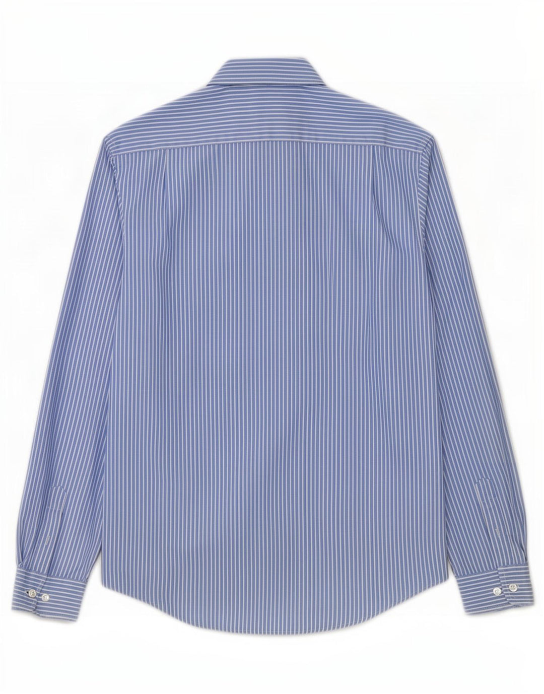 Camisa masculina Ivy Oxford risca de giz azul médio