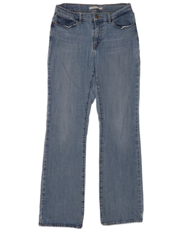 Jeans feminino clássico bootcut Levi's W28 L32 azul algodão