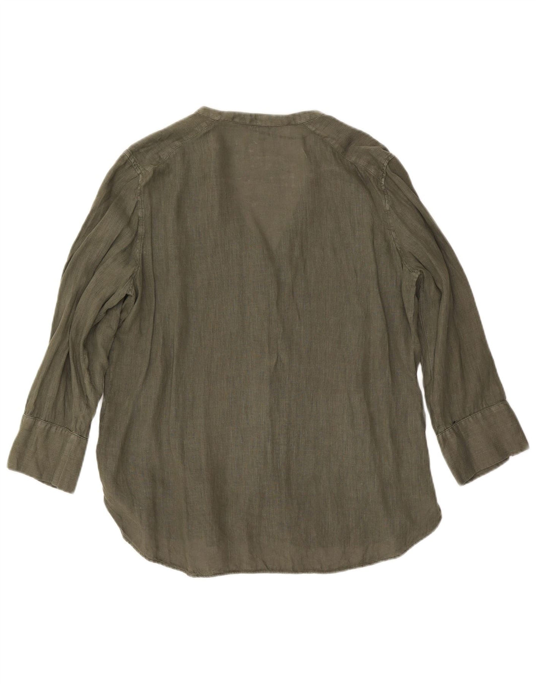 Blusa feminina ZARA UK 18 XL Caqui