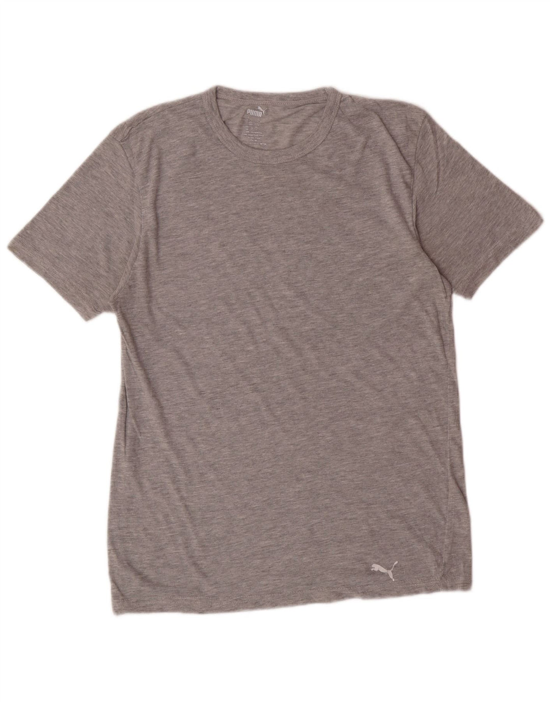 Camiseta feminina PUMA UK 14 grande algodão cinza