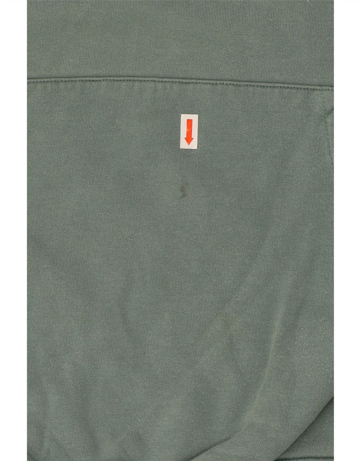 DIESEL moletom com capuz gráfico masculino 2XL algodão verde