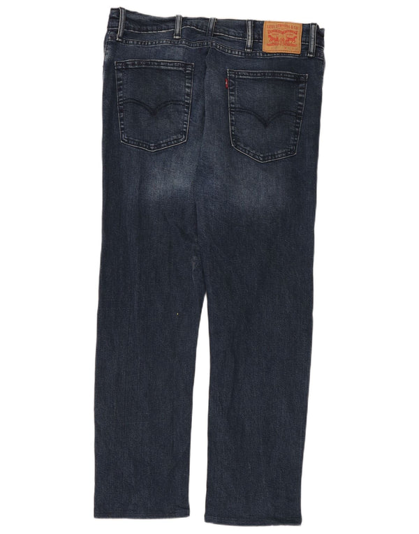 Levi's Masculino 513 Slim Straight Jeans W40 L28 Azul Algodão