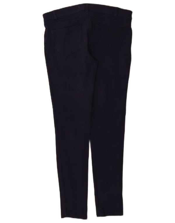 Calça feminina casual skinny Zara médio W30 L30 algodão azul marinho