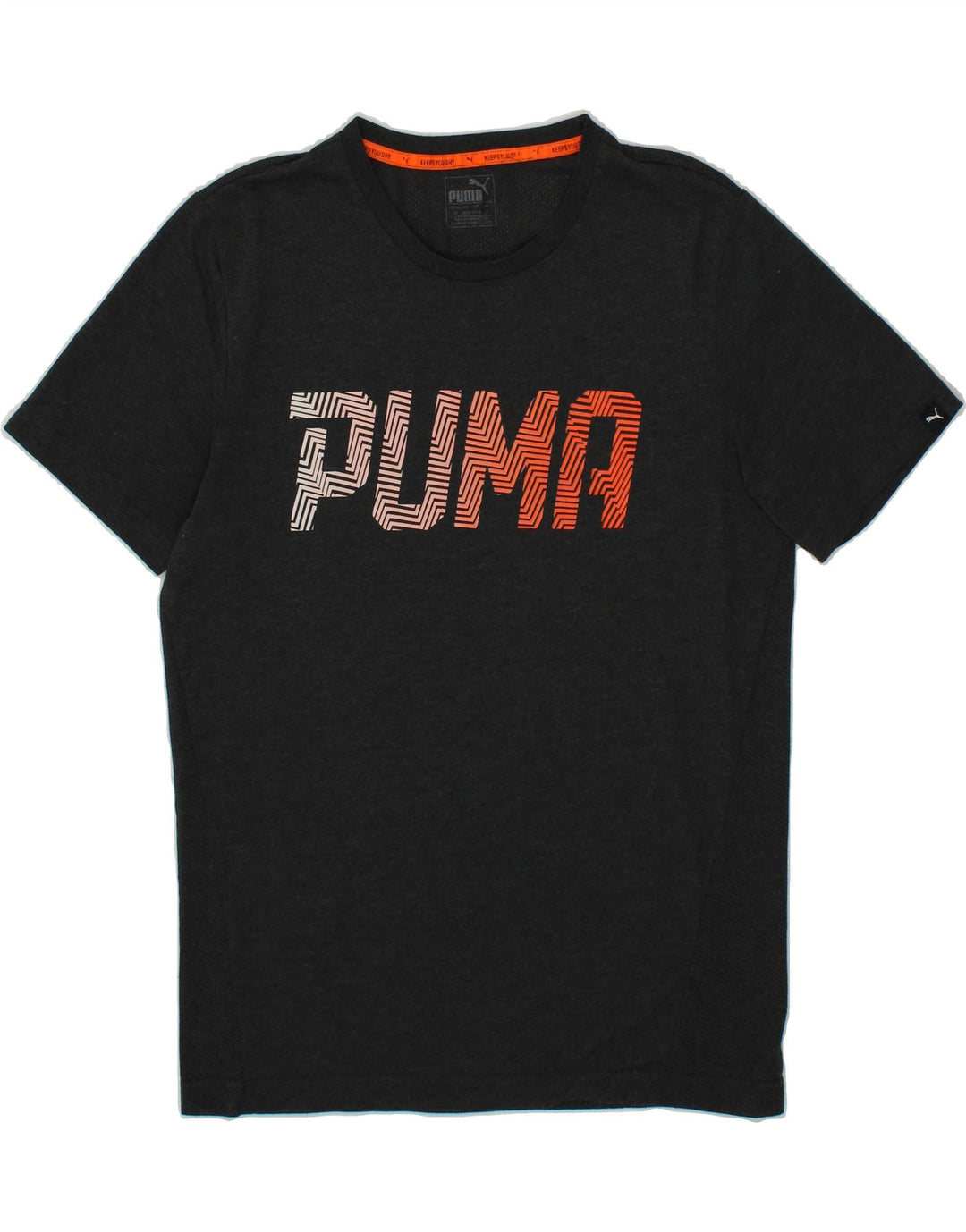 PUMA Mens Graphic T-Shirt Top Small Grey Vintage Puma and Second-Hand Puma from Messina Hembry 