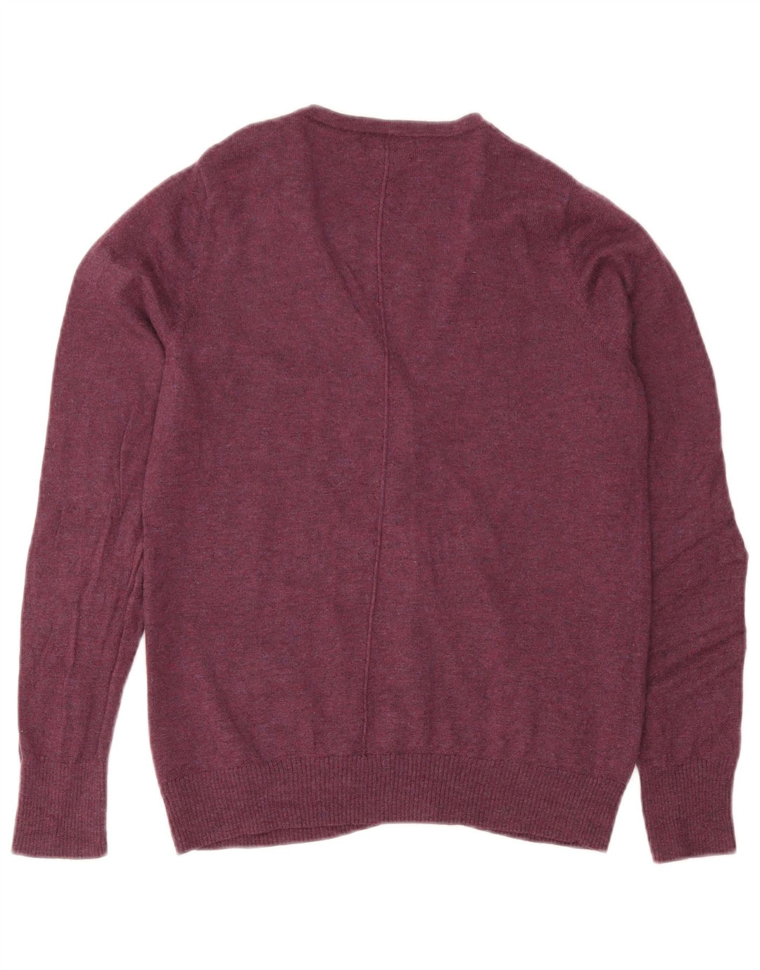 Suéter Cardigan Feminino Fat Face Reino Unido 12 Lã Borgonha Média