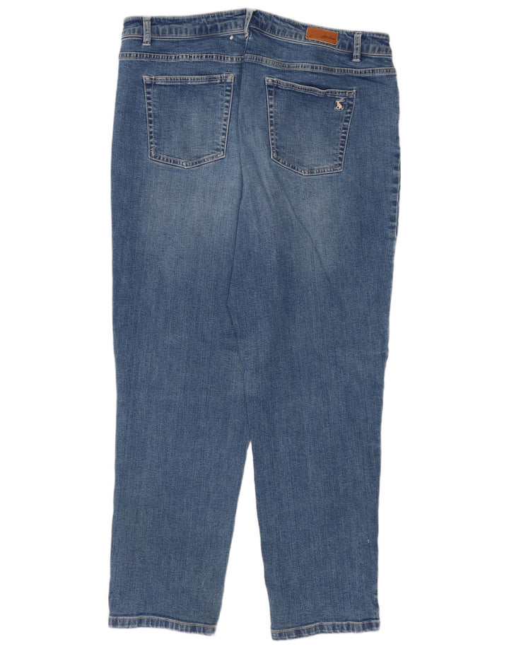 Calça jeans feminina Joules Girlfriend Slim W36 L28 azul algodão