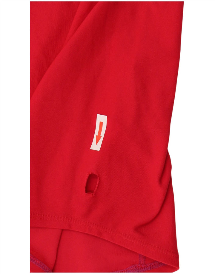 Camiseta masculina Nike Top UK 39/41 médio vermelho colorblock poliéster