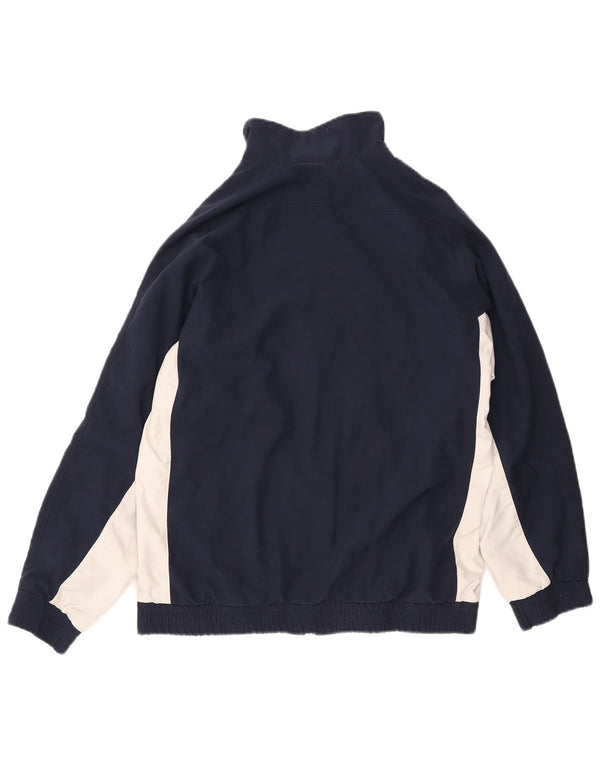 NIKE Meninos Tracksuit Top Jacket 13-14 Anos XL Azul Marinho Colourblock