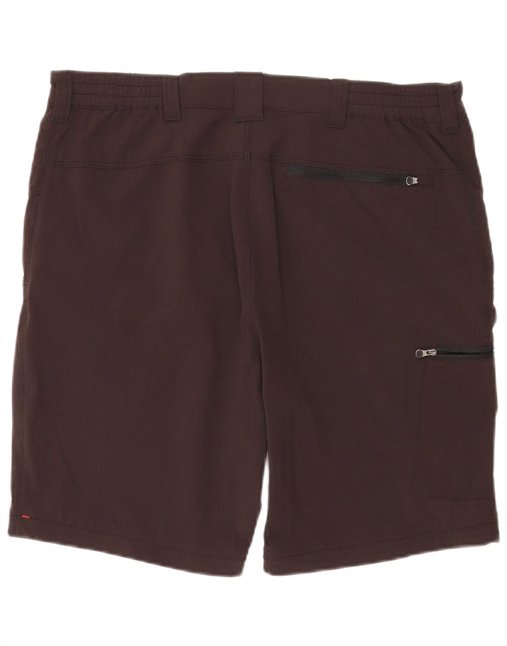 MC Kinley Mens Cargo Shorts W34 Grande Poliamida Marrom