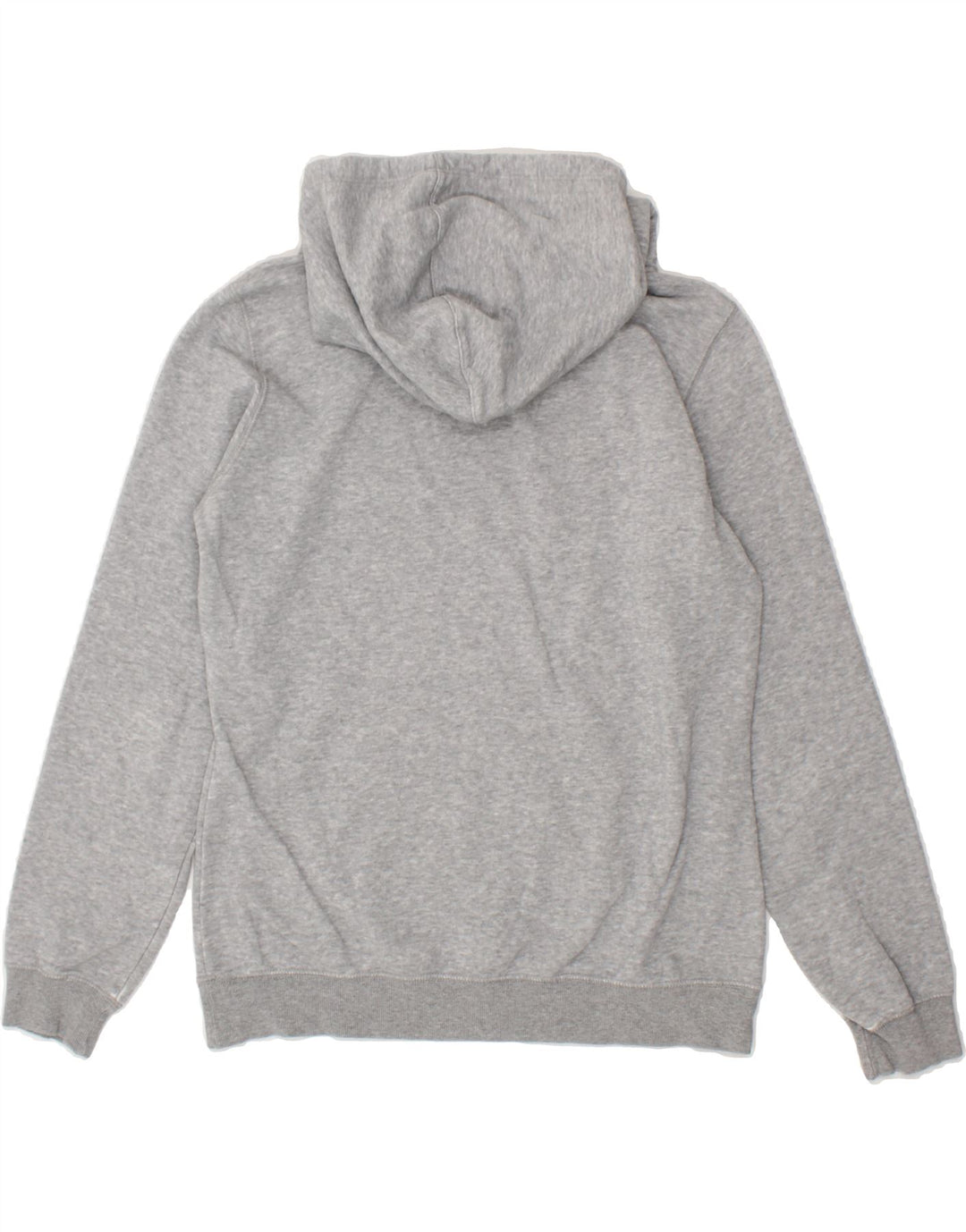 CHAMPION Womens Graphic Hoodie Jumper UK 16 Large Grey Vintage Champion and Second-Hand Champion from Messina Hembry 