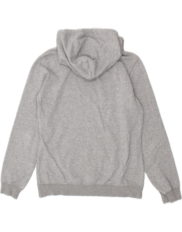 CHAMPION Womens Graphic Hoodie Jumper UK 16 Large Grey Vintage Champion and Second-Hand Champion from Messina Hembry 