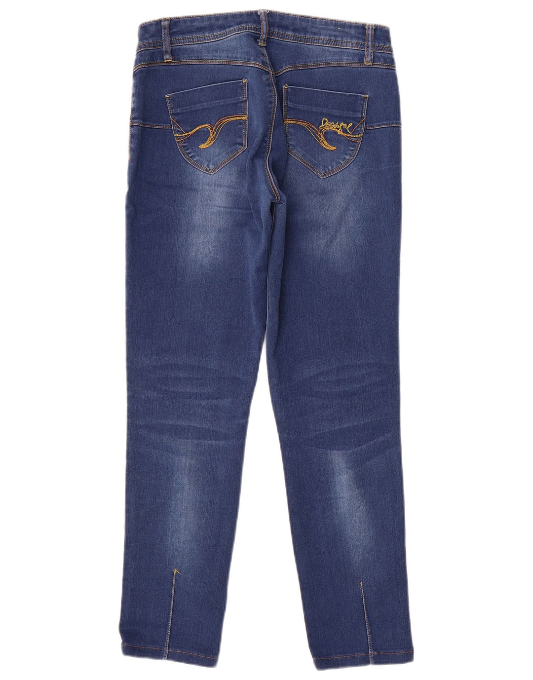 DESIGUAL Jeans Slim Feminino W28 L27 Azul