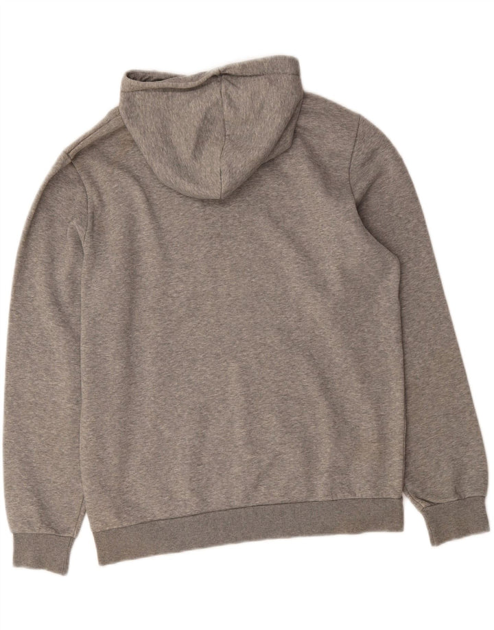 PUMA Mens Graphic Hoodie Jumper Médio Algodão Cinza