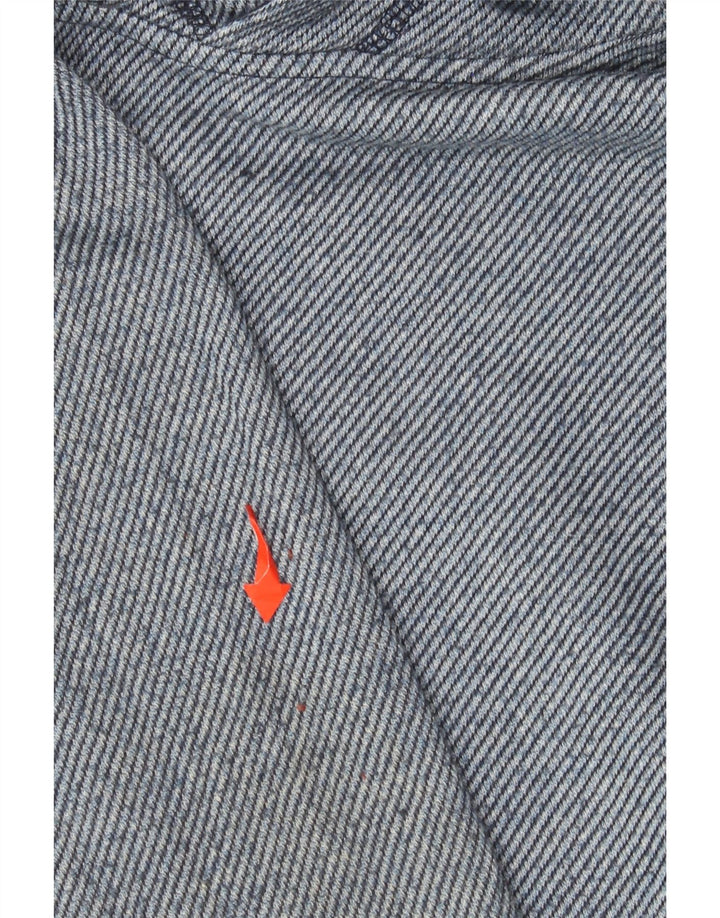 Jumper masculino com capuz Saltrock pequeno poliéster listrado azul