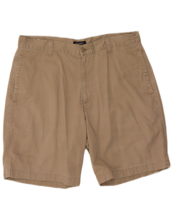 Dockers Mens Khakis Chino Shorts W36 Grande Algodão Bege