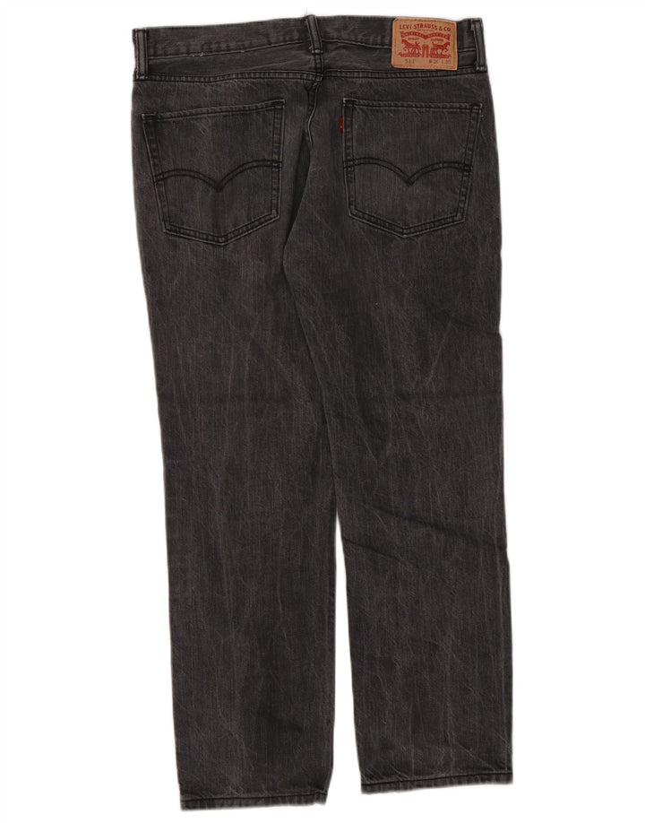 Calça Jeans Levis 511 Slim Masculina W36 L28 Cinza Algodão