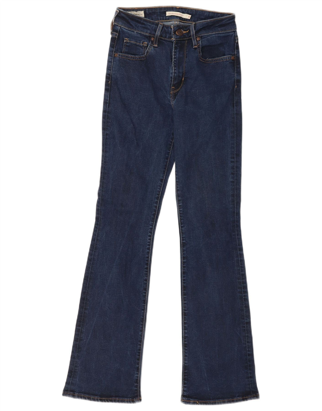 Calça jeans feminina Levi's 725 High Rise Bootcut W25 L30 Azul Lyocell