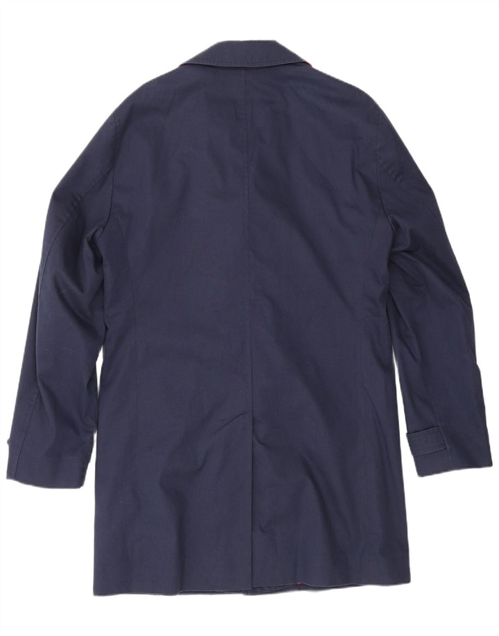 Sobretudo masculino Tommy Hilfiger sob medida IT 48 algodão azul marinho médio