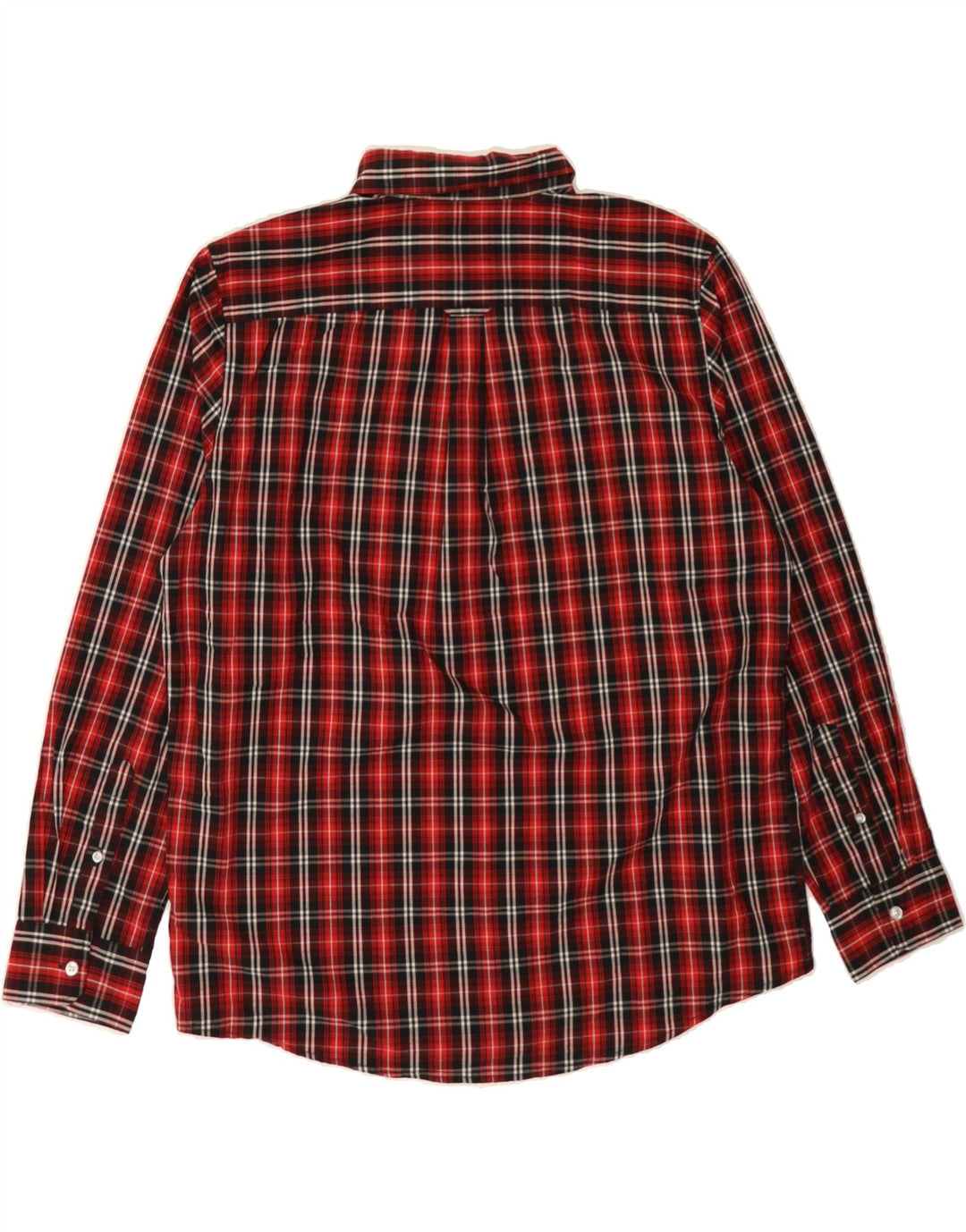 CHAPS Mens Shirt Large Red Check Cotton Vintage Chaps and Second-Hand Chaps from Messina Hembry 
