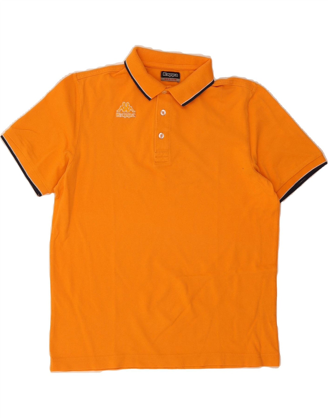 KAPPA Mens Polo Shirt Medium Orange Cotton Vintage Kappa and Second-Hand Kappa from Messina Hembry 