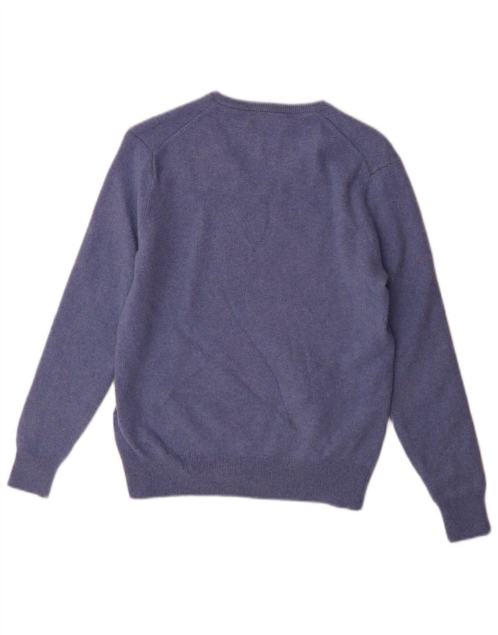 Suéter masculino Polo Ralph Lauren de lã azul pequena