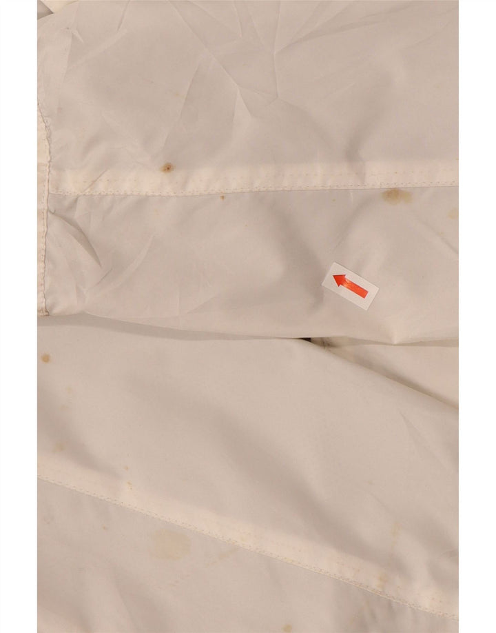 SERGIO TACCHINI Jaqueta de chuva feminina IT 42 poliéster branco médio