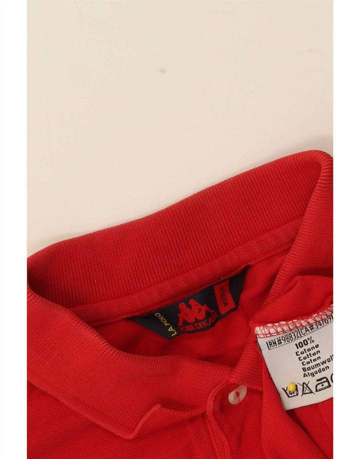 Camisa polo masculina Kappa médio algodão vermelho