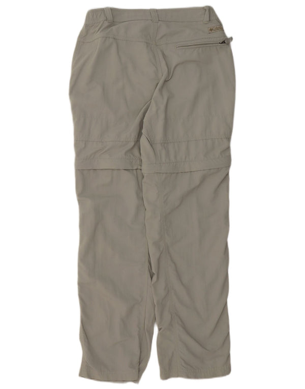 Columbia Mens Omni Dry Straight Cargo Calças Médio W32 L30 Cinza
