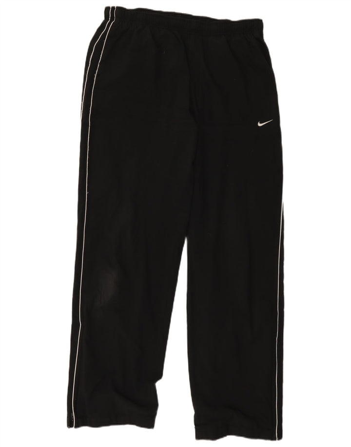 Calça de treino masculina Nike UK 34/36 grande poliéster preto