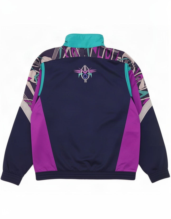 Lotto Mens Graphic Tracksuit Top Jacket Grande Multicolorido Geométrico