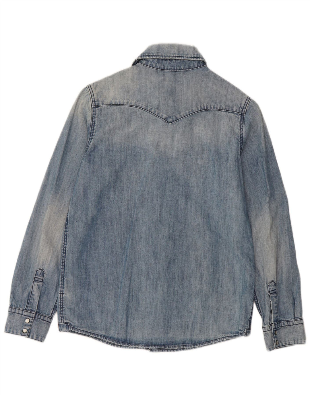 Camisa jeans masculina LEVI'S 11-12 anos algodão azul