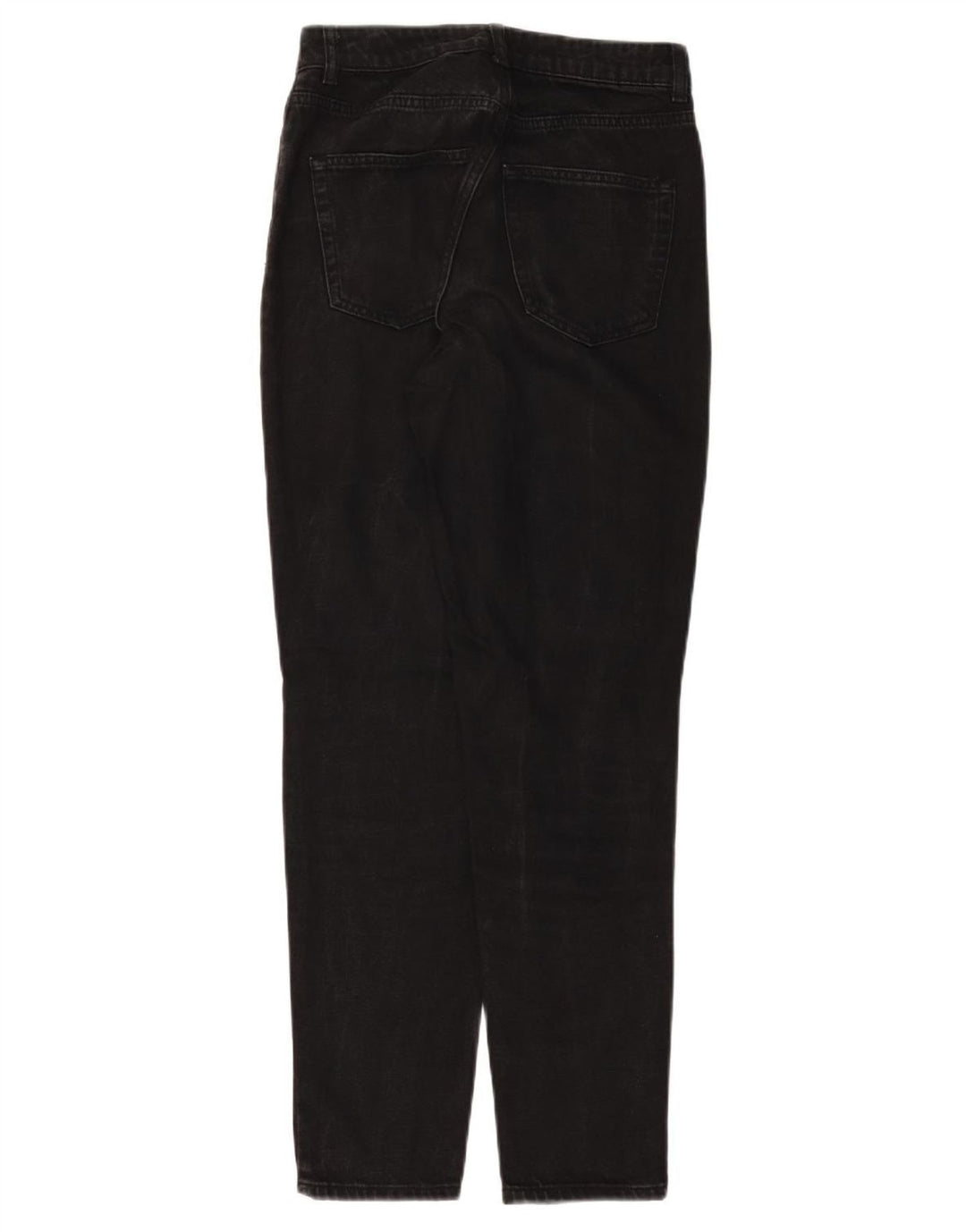 Calça jeans feminina TOPSHOP Mom Tapered W25 L29 algodão preto