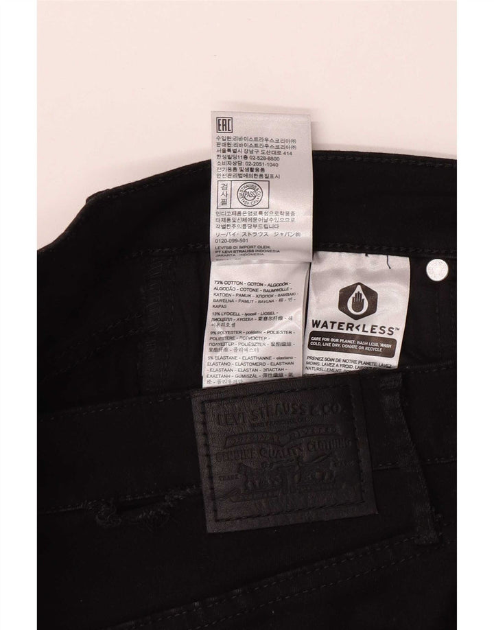 Jeans jegging feminino Levi's W32 L32 algodão preto
