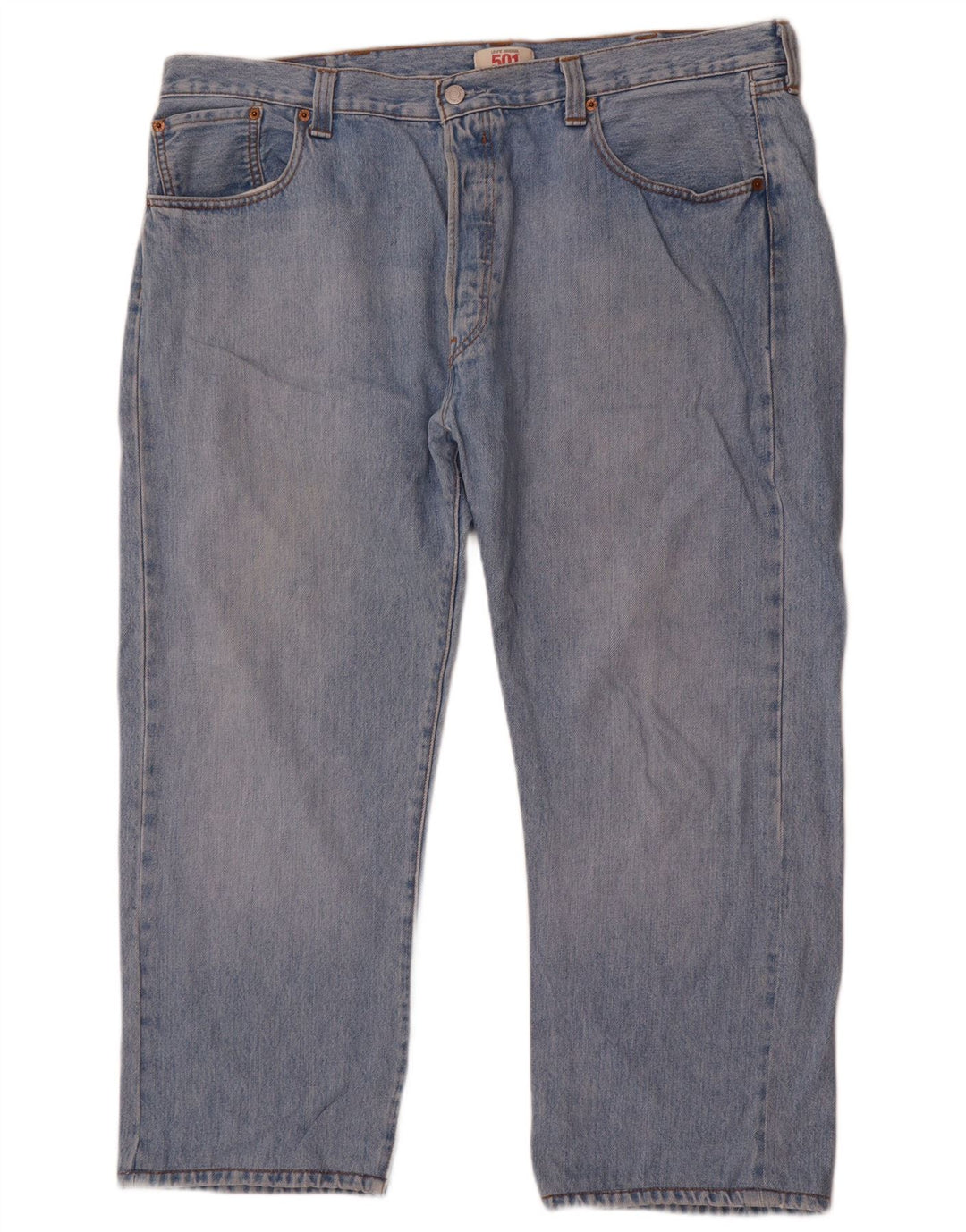 Levi's Masculino 501 Straight Jeans W40 L26 Azul Algodão