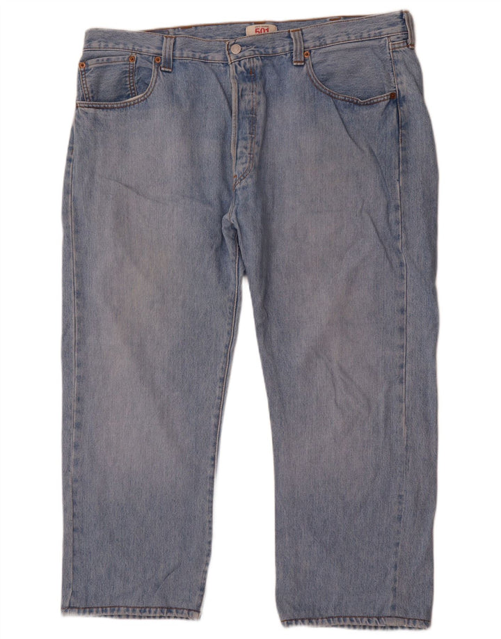 Levi's Masculino 501 Straight Jeans W40 L26 Azul Algodão