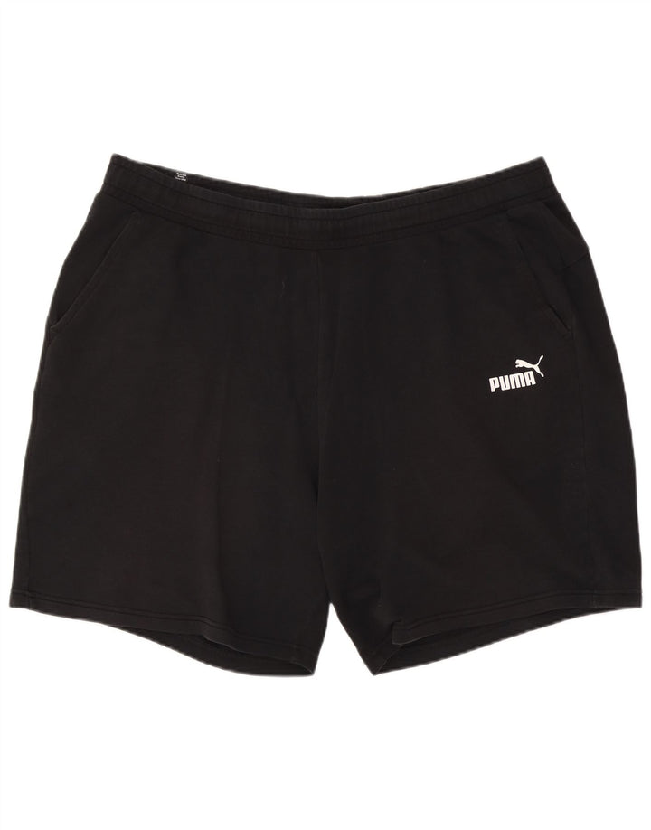 Shorts esportivos masculinos Puma 3XL algodão preto